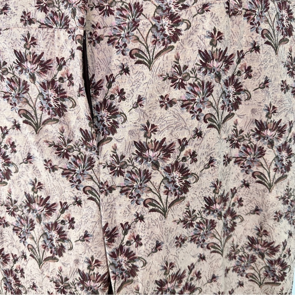 NWT Ottod’Ame Pink Floral Pants sz 48 - Picture 3 of 7